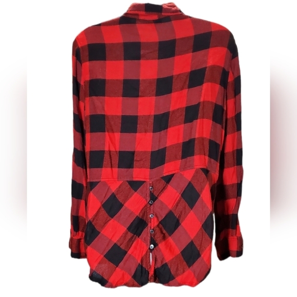 LUCKY BRAND classic flannel button down L - Picture 2 of 5